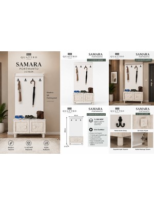 Quattro Home Samara Vestiyer