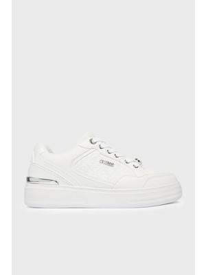 Guess Brazo 4g Logolu Sneaker Ayakkabı FLFBROFAL12 Kadın Ayakkabı Flfbro FAL12 Whıte