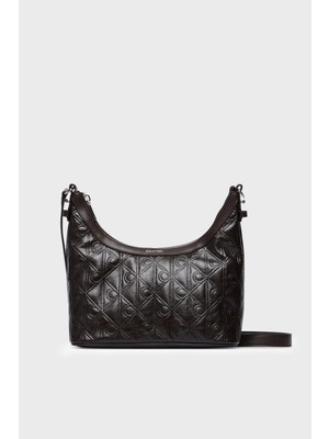 Calvin Klein Logolu Ayarlanabilir Askılı Çanta LV04F3874GBAL Kadın Çanta LV04F3874G Bal