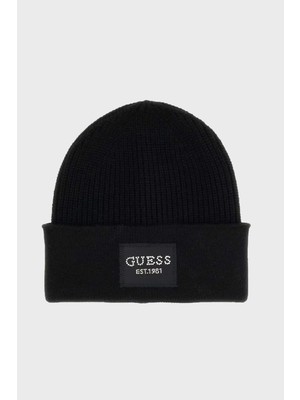 Guess Knitted Logolu Bere AW5631VIS01 Kadın Bere AW5631 VIS01 Bla