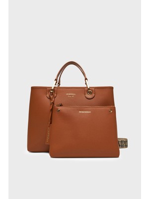 Emporio Armani Logolu Çıkarılabilir Askılı Çanta Kadın Çanta EW000360 AF12103 M6030