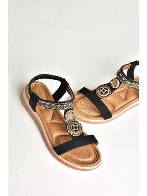 Punto 815136 Kadın Lastikli Sandalet