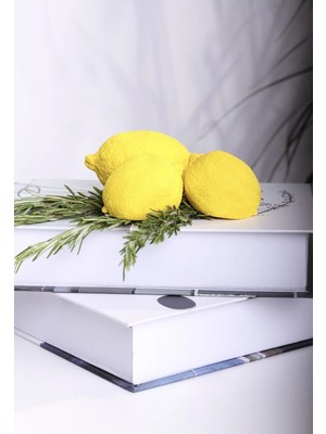 St. Morritz Limon Dekor 3lü Set Obje