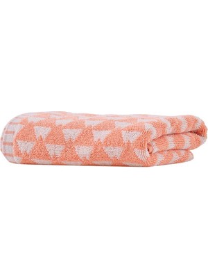 Doqu Home  Jungle Muse Piramid Yüz Havlusu Standart - Mercan