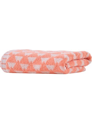 Doqu Home Jungle Muse Piramit Banyo Havlusu 90X150 Mercan