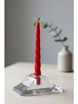 St. Morritz Paşabaçe Denizlicam El Imalatı Kristal Mumluk 023128 25094 (Mum Dahil Değildir)