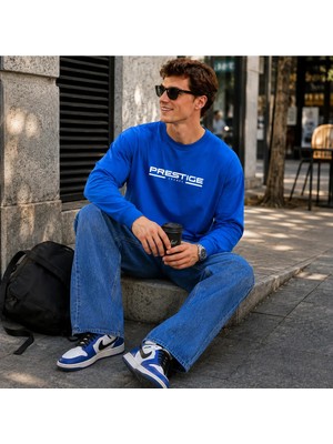 Urban Trend Store Premium Basic Uzun Kollu Tişört Baskılı %100 Pamuk
