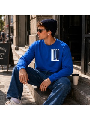 Urban Trend Store Premium Basic Uzun Kollu Tişört Baskılı %100 Pamuk