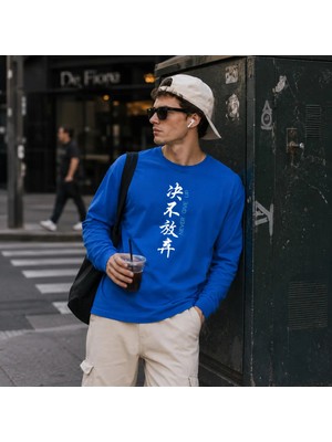 Urban Trend Store Premium Basic Uzun Kollu Tişört Baskılı %100 Pamuk