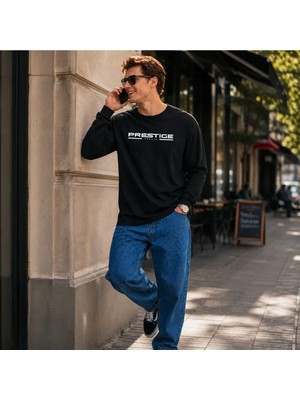 Urban Trend Store Premium Basic Uzun Kollu Tişört Baskılı %100 Pamuk