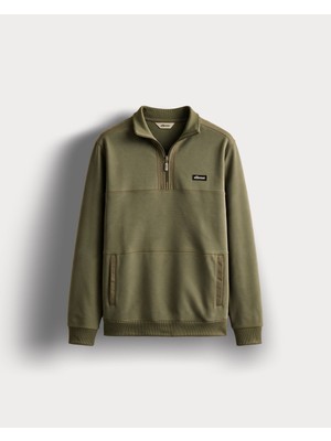 Ellesse Yarım Fermuarlı Erkek Sweatshirt 6WM1025-KH