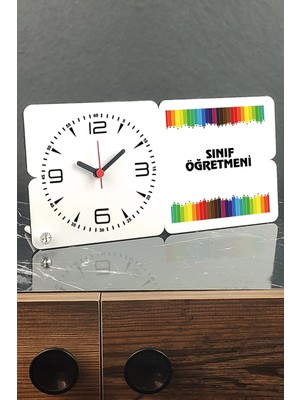St. Morritz Sınıf Öğretmeni Ahşap Masa Saati