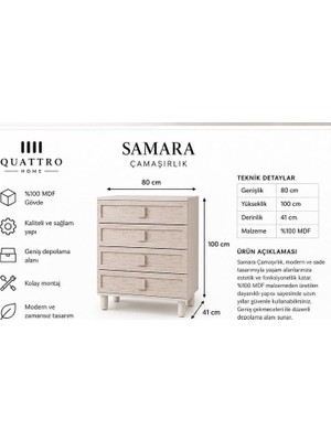 Quattro Home Samara Çamaşırlık