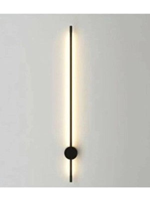 St. Morritz 1 Adet Pilli Aplik Kılıç Şeklinde 70CM Dekoratif Modern Aplik - Pilli Alüminyum Kasa Duvar Aplik