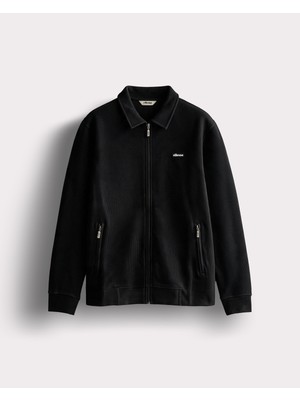 Ellesse Fermuarlı Erkek Sweatshirt 6WM1009-BK