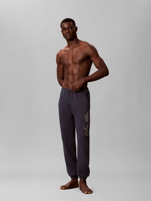 Calvin Klein Erkek Lacivert Calvin Klein Scrıpt Jogger, Ccı Lacivert Erkek Eşofman Altı