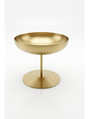 The Mia Linea Ayaklı Çelik Sunumluk Mat Gold LNA0040