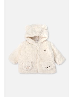 Bebetto Velsoft Elyaflı Mont (Teddy/26) Ekru
