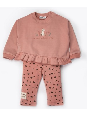Bebetto Iki Ip Sweat 2li Takım (Your Bestıe) Gül Kurusu