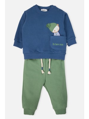Bebetto Iki Ip Pantolon 2li Takım (Star Of Wınter) Indigo