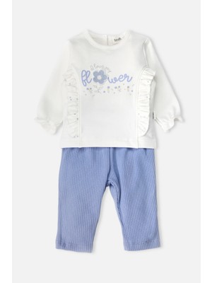 Bebetto Iki Ip Sweat 2li Takım (Grow) Mavi