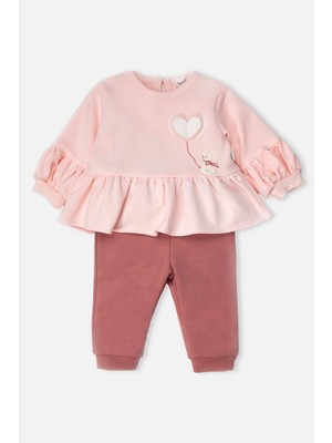 Bebetto Iki Ip Pantolon 2li Takım (The Clouds) Pembe
