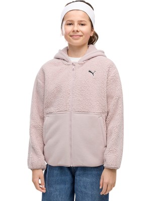 Puma Ess Winterized Full-Zip Pembe Çocuk Polar