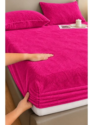 Mulberry Kışlık Tek Kişilik Kadife Lastikli Çarşaf 100X200+30