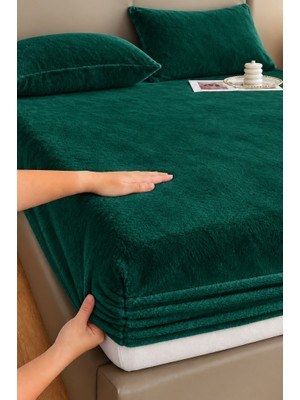 Mulberry Kışlık Tek Kişilik Kadife Lastikli Çarşaf 100X200+30