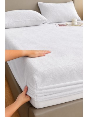 Mulberry Kışlık Tek Kişilik Kadife Lastikli Çarşaf 100X200+30
