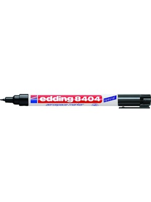 Edding 8404 Siyah Renkli İnce Uçlu Etiket Markörü 0,75 mm Kalınlıkta Sarf Malzemeler