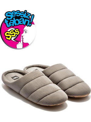 Twigy Adamo Erkek Ev Terliği Sessiz Taban Füme 41/46