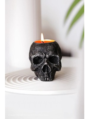 St. Morritz Dekoratif, Şık, Modern, Gotik, Karanlik ve Karizmatik, Grikafatası Tealight Mumluk