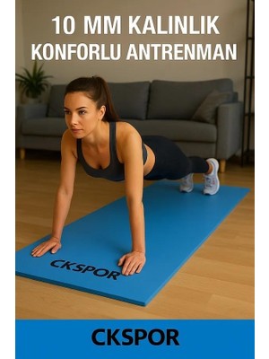 Pilates Minderi Yoga ve Egzersiz Matı 10 mm Cks-20