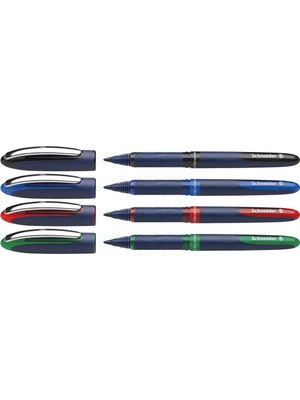 One Business Konik Uçlu Roller Kalem, 0,6 Mm, 4 Adet