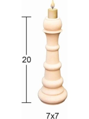 Ahşap Şamdan Şa-30