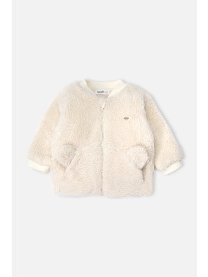 Bebetto Velsoft Hırka (Teddy/26) Ekru