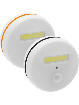 Powermaster YT-M415 Hareket Sensörlü Mıknatıslı Yapışkanlı Ikili Dolap Içi Aydınlatma Işı�