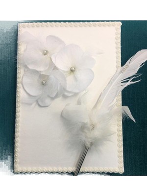 TURKUAZ(342) Gelin Anı Defteri, Anı Defteri,gelin Nikah Defteri,imza Kalemi