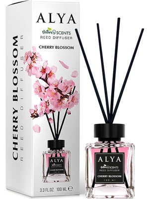Alya Nature's Scents Cherry Blossom Bambu Çubuklu Oda Kokusu- Kiraz Çekirdeği Kokusu