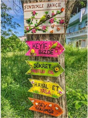 St. Morritz Kişiselleştirilebilir Ahşap Pano ve 4 Ok,bahçe,balkon,ağaç Süsü, El Emeği Hediye