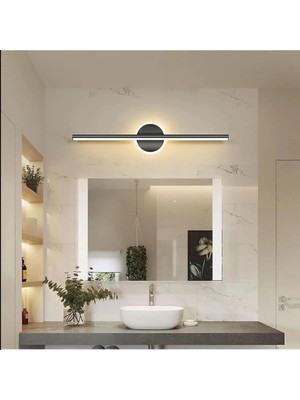 St. Morritz Kuğu Siyah Günışığı Ledli Pilli Aplik Pil Dahil 70CM