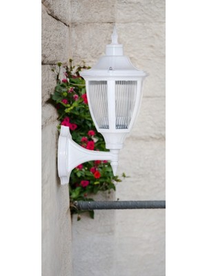 St. Morritz 10 Watt Günışığı Ampullü Dekoratif  Bahçe Duvar Aydınlatma Armatürü, Bahçe, Teras, Balkon Apliği