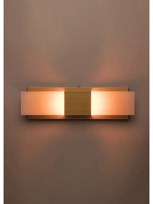 St. Morritz Gold Renk Kartal LED Aplik Amber Işık