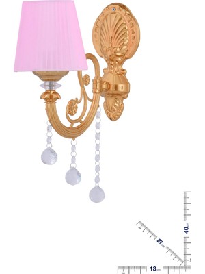 St. Morritz Lüx Aplik Pembe Şapkalı (Gold)