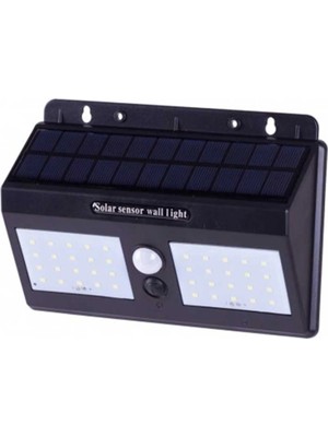 St. Morritz 30W Beyaz Solar Sensörlü Duvar Apliği