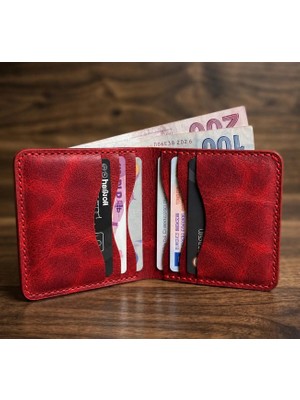 Parla Leather Elegand Hakiki Deri Cüzdan Kartlık  Minimal Erkek