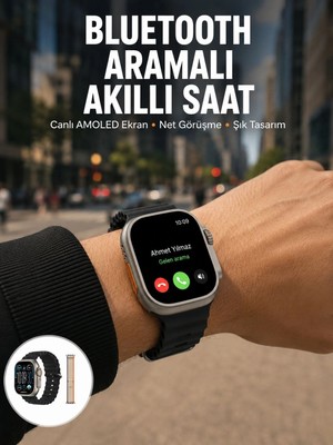 Genel Tedarik Akıllı Saat Kol Saati Android ve Ios Uyumlu Nabız Ölçer Sesli Asistan Yeni Nesil