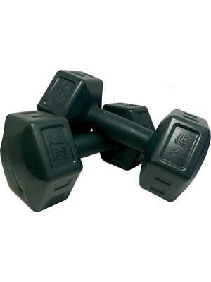 St. Morritz Spor 3 kg Yeşil Dambıl Seti 3 kg x 2 Adet Toplam 6 kg Ağırlık Seti