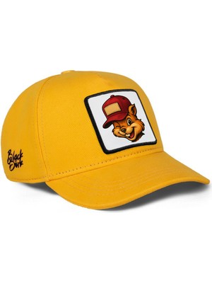 BlackBörk Kids Sincap Logolu Sarı Çocuk Beyzbol Şapka